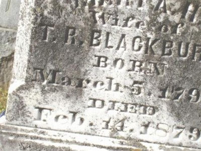 Mary Ann H. Wright Blackburn on Sysoon