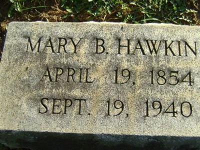 Mary B Hawkins on Sysoon