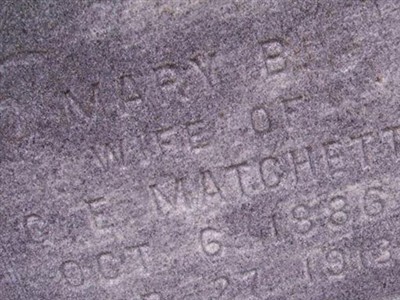 Mary B McBeath Matchett on Sysoon