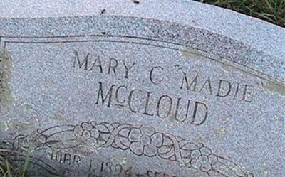Mary C. "Madie" McCloud on Sysoon