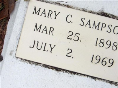 Mary C Sampson on Sysoon