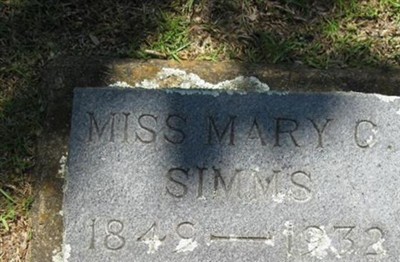 Mary C. Simms on Sysoon