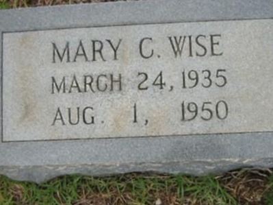 Mary C Wise on Sysoon