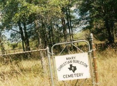 Mary Christian-Burleson Cemetery on Sysoon