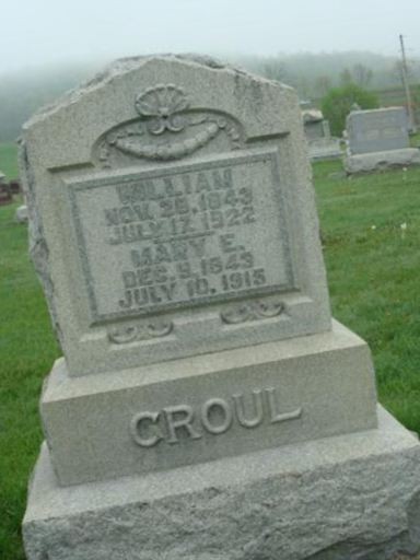 Mary E Frederick Croul on Sysoon