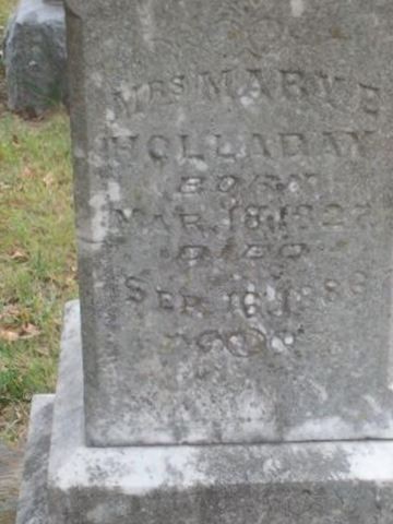 Mary E. Holladay on Sysoon
