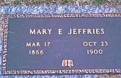 Mary E Jeffries on Sysoon