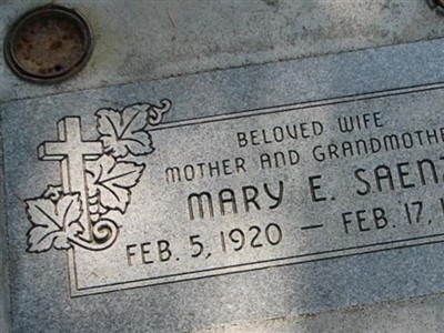 Mary E Saenz on Sysoon