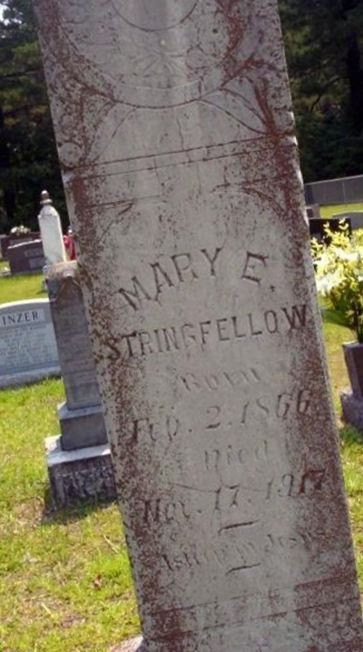Mary E Stringfellow on Sysoon