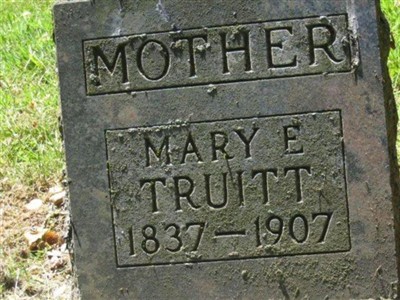 Mary E Truitt on Sysoon