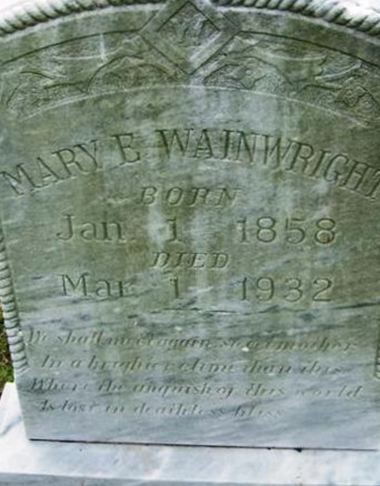 Mary E Wainwright on Sysoon