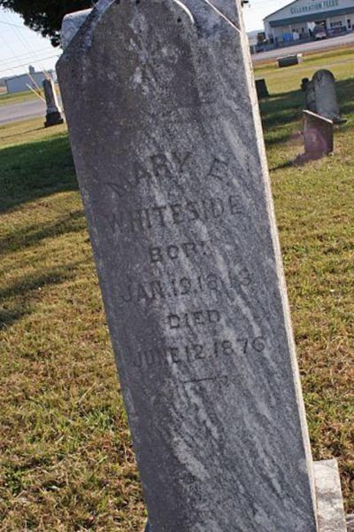 Mary E. Whiteside on Sysoon