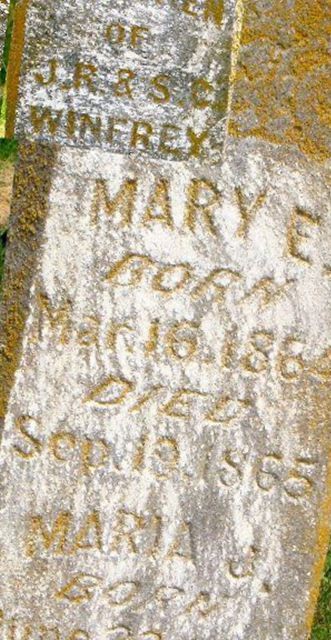 Mary E. Winfrey on Sysoon