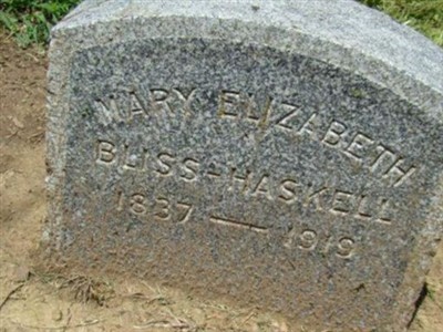 Mary Elizabeth Bliss Haskell on Sysoon