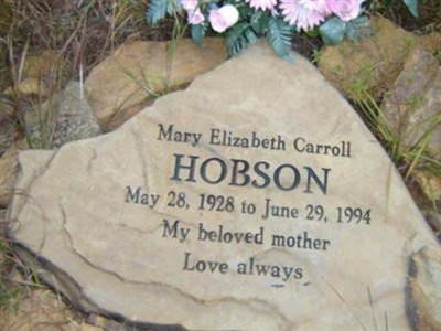 Mary Elizabeth Carroll Hobson on Sysoon