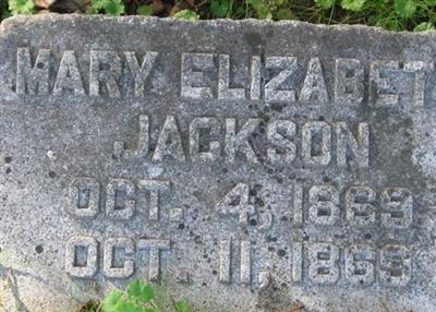 Mary Elizabeth Jackson on Sysoon
