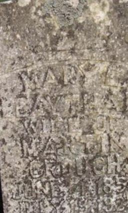 Mary Elizabeth Laytham Crouch on Sysoon