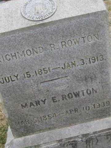 Mary Elizabeth Simmons Rowton on Sysoon