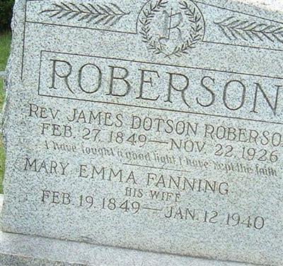 Mary Emma Fanning Roberson on Sysoon