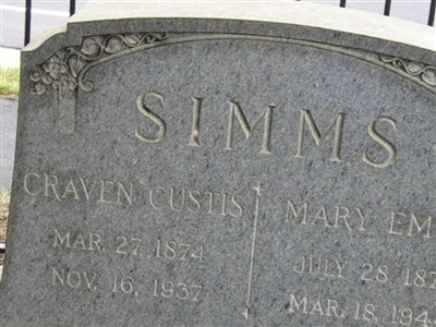 Mary Emma Simms on Sysoon
