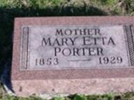 Mary Etta Porter on Sysoon