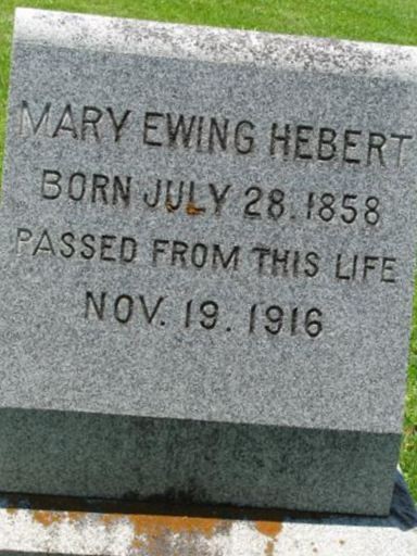 Mary Ewing Hebert on Sysoon