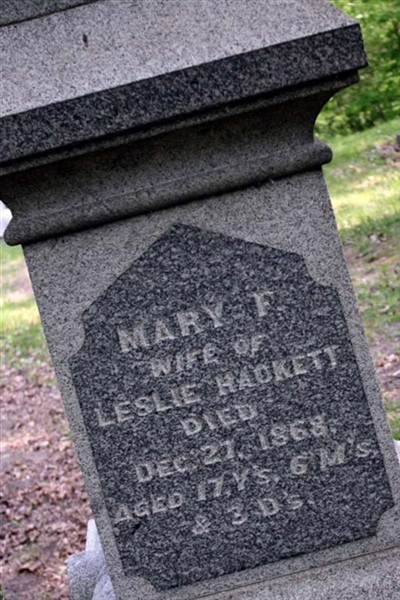 Mary F Hackett on Sysoon