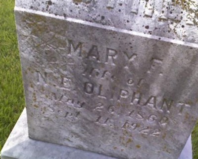 Mary F. Oliphant on Sysoon