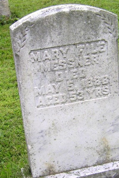 Mary File Messner on Sysoon