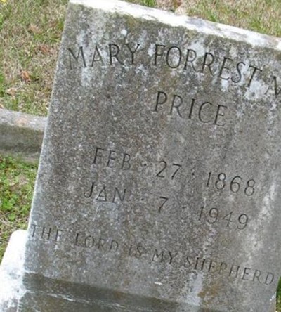 Mary Forrest Neal Price on Sysoon