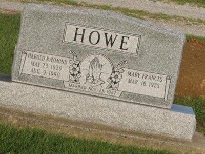 Mary Frances Hurless Howe on Sysoon