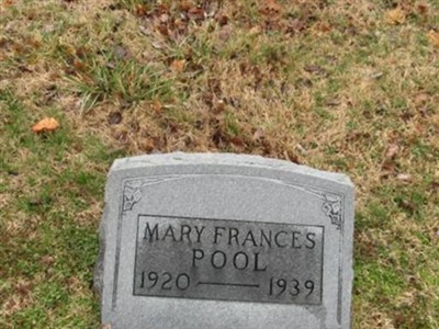 Mary Frances Pool on Sysoon
