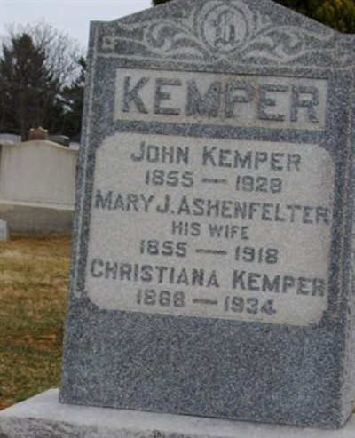 Mary J Ashenfelter Kemper on Sysoon