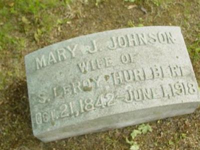 Mary J. Johnson Hurlbert on Sysoon