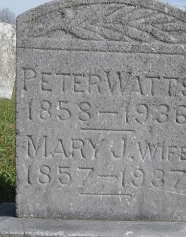 Mary J. Zong?? Watts on Sysoon