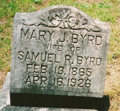 Mary Jane "Sissie" Roberts Byrd on Sysoon
