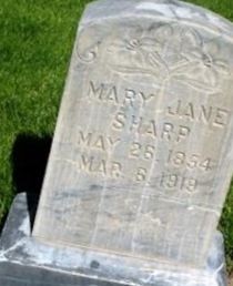 Mary Jane Watson Sharp on Sysoon