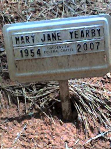 Mary Jane Yearby on Sysoon