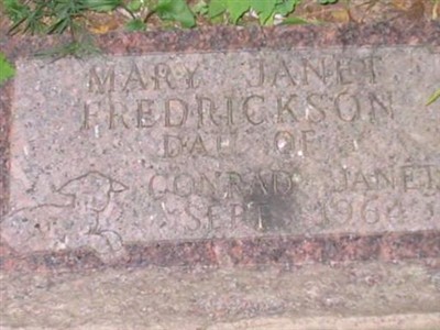 Mary Janet Fredrickson on Sysoon