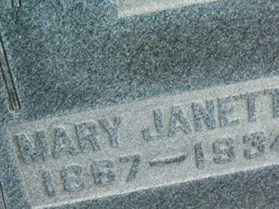 Mary Janette Witner on Sysoon