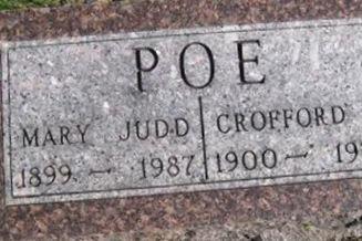 Mary Judd Poe on Sysoon