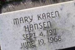 Mary Karen Hansen on Sysoon