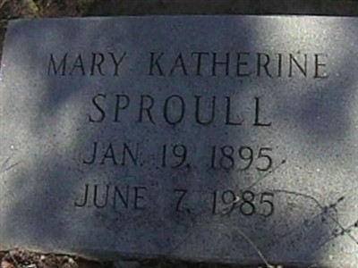 Mary Katherine Sproull on Sysoon