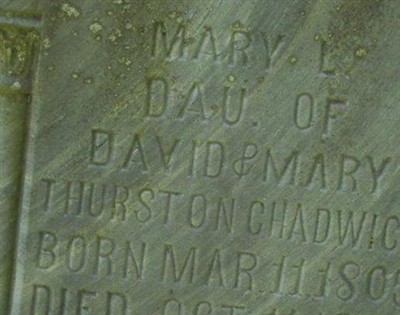 Mary L. Chadwick on Sysoon