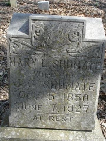 Mary L. (?) Shumate on Sysoon
