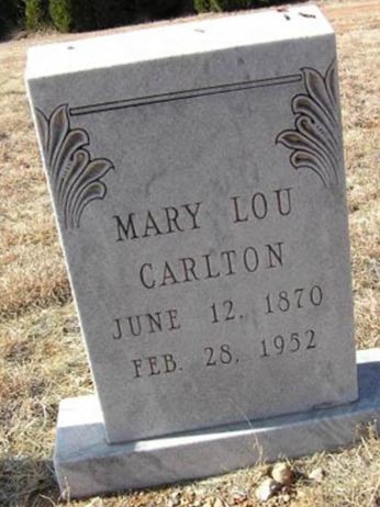 Mary Lou Moore Carlton on Sysoon