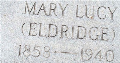 Mary Lucy Eldridge Bitting on Sysoon