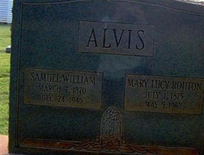 Mary Lucy Routon Alvis on Sysoon