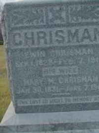 Mary M Chrisman on Sysoon