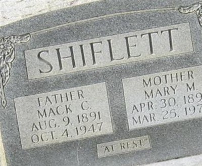 Mary M. Shiflett on Sysoon